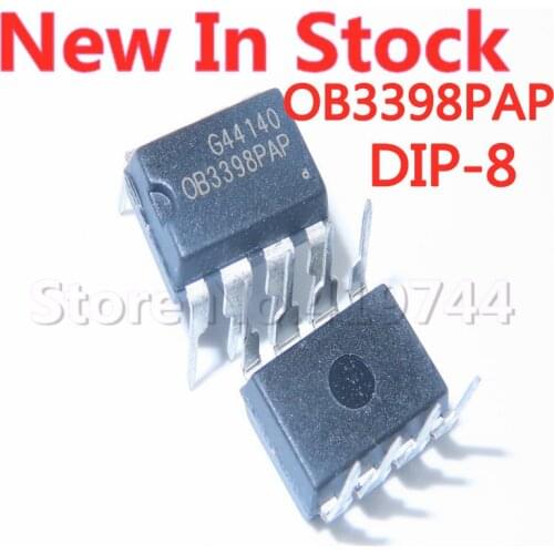 5PCS/LOT OB3398PAP OB3398 DIP-8 power management chip In Stock NEW original IC