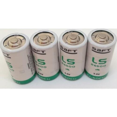 8pcs/lot SAFT LS26500 26500 C 3.6V 8000MAH Lithium Battery Non-rechargeable (LS26500) PLC Industrial Batteries