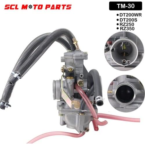 Alconstar-Racing TM30 Mikuni 30mm Carburetor Flat Slide Smoothbore Carburedor For YANAHA DT200WR DT200S RZ250 RZ350 Motocycle