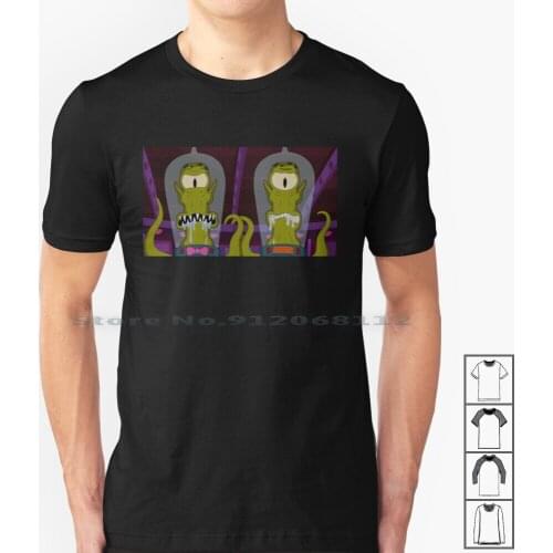 Kang And Kodos T Shirt 100% Cotton The Kang And Kodos Treehouse Of Horror Halloween Special Milhouse Homer Bart Marge Lisa