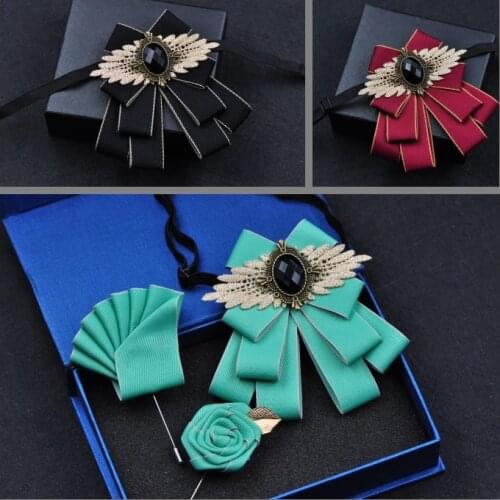 New Free Shipping fashion Mens male female Handmade handmade business Short British style bow tie