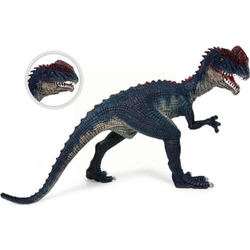 Simulation Animal Figure Dilophosaurus Realistic Jurassic Toy Gift Educational Dinosaur Model World Birthday For Boys F8O7