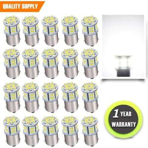 JIACHI 100PCS 1156 BA15S P21W 3014 54 SMD Auto Light Source LED Replacement Bulbs Car Tail Lights Turn Signals Lamp FPC DC12-24V