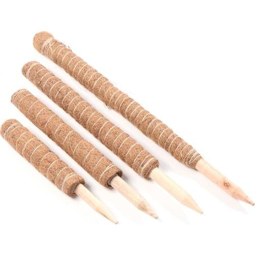 Plant Climbing Coir Totem Pole Safe Gardening Coconut Palm Stick For Plants Vines And Creepers