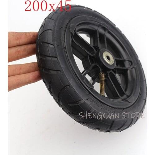 8mm 10mm Inner Hole Good Quality Wheel 200x45 Wheel 8 Inch Castor Wheel with Tyre & Tube Motorcycle Parts Electric Scooter