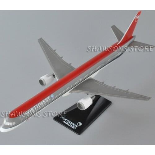 1:200 Scale Aircraft Model Toy Boeing 757-300 Northwest Airlines Plane Miniature Replica For Collection