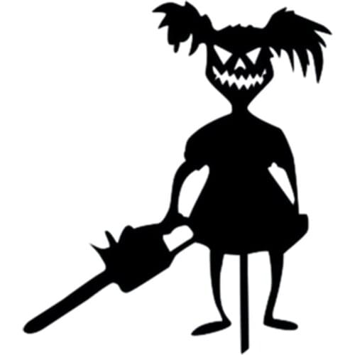 Metal Yard Decor Scare Children Decoration Cute Standing Silhouette For Garden Yard Pile Outdoor Sculpture Little Devil Dropship