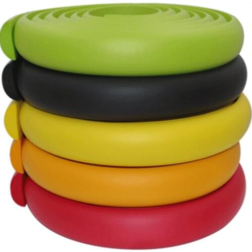 2M Baby Safety Desk Table Edge Guard Strip Soft Security Newborn Kids Protection Bumper Edge Angle Home Anti-collision Strip