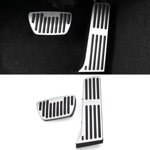 For Toyota Camry XV70 2017-2021 Non-drilling Car Gas Fuel Brake Pedal Accelerator Cover Pad Case Trim Frame Accessories