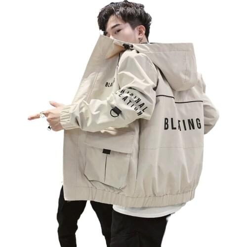 2021 new mens jacket spring and autumn Korean fashion jacket spring casual jacket