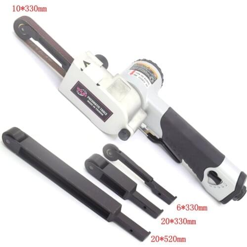 Air File Belt Sander Pneumatic Belt Grinding Polisher Variety 4 Sizes Belts 0.5 HP Motor for 17000RPM Metal Finishing Deburring