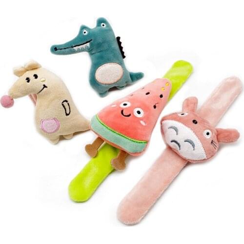 Cute Cartoon Stuffed Doll Girl Heart Star Dinosaur Sesame Street Doll Pat Ring Bracelet