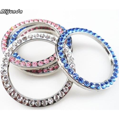 Car styling,Diamond ignition switch cover decoration stickers protection circle For Chevrolet Cruze TRAX Aveo Lova Sail EPICA Ca