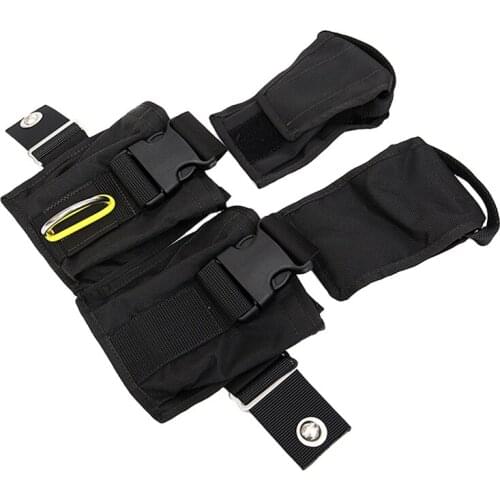 Scuba Diving Weight Bag Lead Filler Pouch Storage Pockets Compact Tech Dive Bag