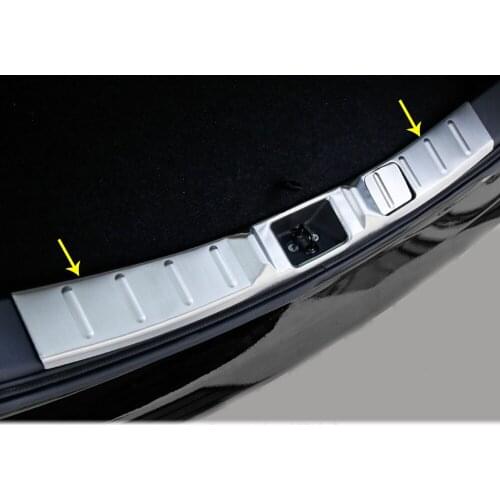 Car Stainless Steel Inner Built Rear Bumper Trim Plate Lamp Frame Threshold Pedal For Mitsubishi Outlander 2016 2017 2018 2019