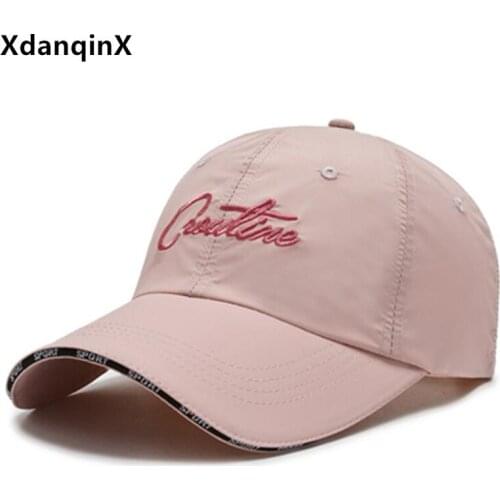 XdanqinX letter embroidery women hat new baseball caps for men cap casual snapback cap casquette Dads hat adjustable sports cap