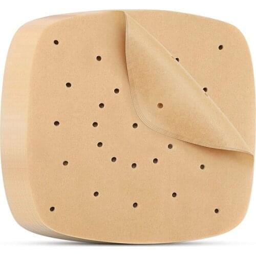 300Pcs Square 8.5 Inch Air Fryer Parchment Paper Liners,Perforated Parchment Paper for Air Fryer,Ovens