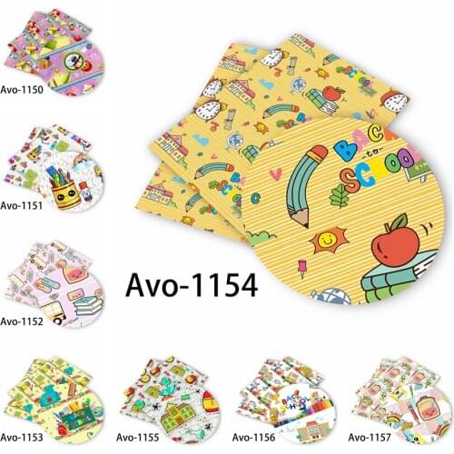 Huangtao Diy accessories 30*136cm Printed Faux Synthetic Leather for Bow,DIY handmade Materials