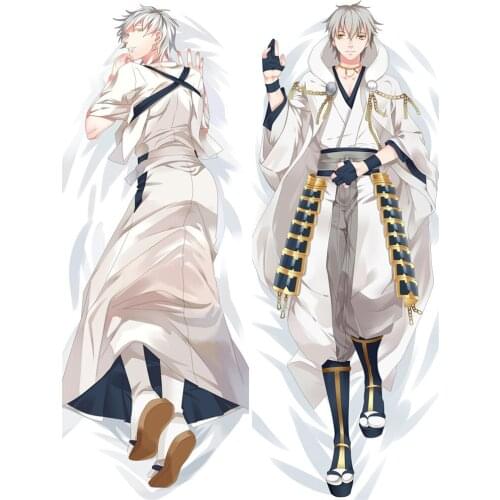 Gobsk Anime Games Touken Ranbu Online Tsurumaru Kuninaga Dakimakura Body Decorative Pillow Case Hugging Pillow Cover Case