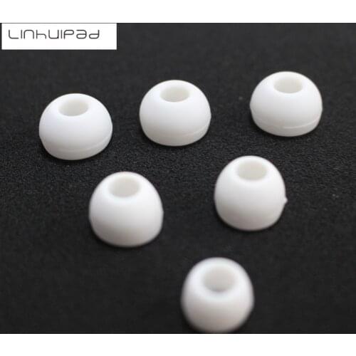 Linhuipad 3000pack Silicone earbud tips earphone covers universal rubber tips 4 colors available for most in-ear earphones