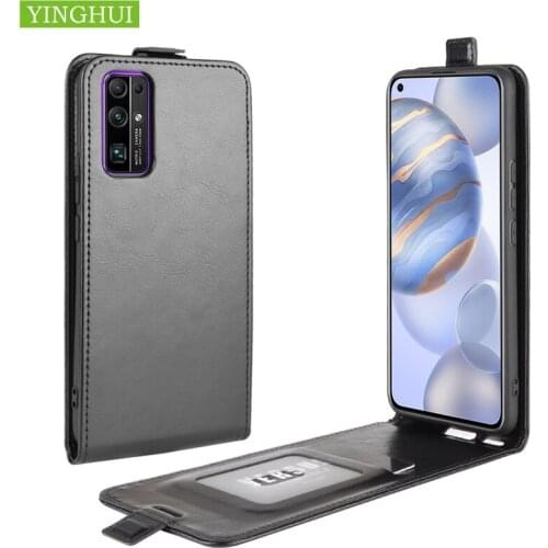 Phone Case For Huawei Honor Play 4T Pro Luxury Wallet PU Leather Back Cover Case For Honor 30 Pro 30S Flip Phone Protective Bag