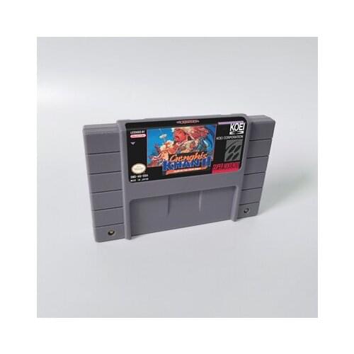 Genghis Khan II - Clan of the Gray Wolf - RPG Game Card US Version English Language Battery Save