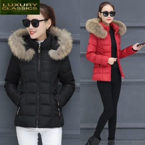 Cotton Fur Parka Down Winter Jacket Women 2021 Ladies Coat Plus Size 4XL Clothes Casual Slim Tops Chaqueta Mujer LWL816