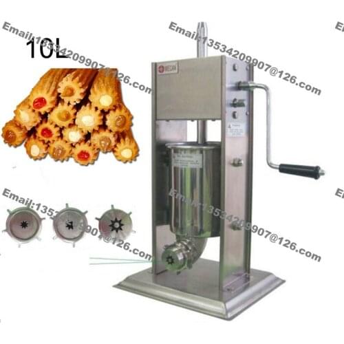 Commercial Manual Stainless Steel 10L Spainish Churros Machine Maker