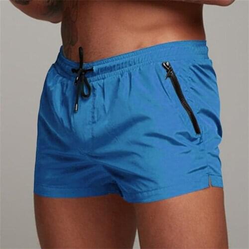Summer Swimming Shorts For Men Swimwear Man Swimsuit Bathing Wear Surf Boxer Brie 2021 Brand mens beach shorts Swim Trunks hot