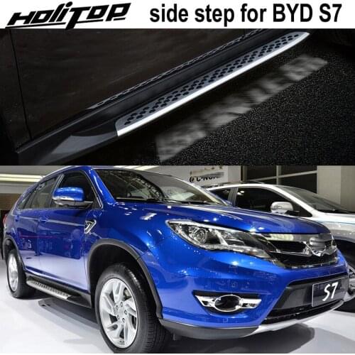 Newest side steps nerf bar side bar running board for BYD S6 S7.has insured by ISO9001 PICC company,most famous in china