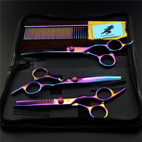 6.0 7.0 Inch Professional Pet Grooming Scissors Cutting Thinning Shears Pet Dog Cat Cutting Scissors Barber Scissors