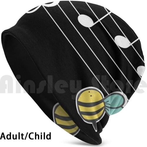Flight Of The Bumblebee Hat Hat Sheet Music Musician Instrument Treble Clef Piano Violin Bee