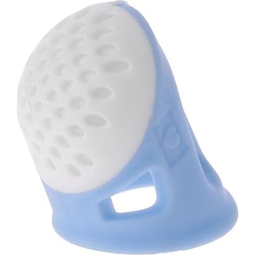 Silicone Pin Needles Thimble Finger Protector DIY Sewing Needlework Accessory E56C