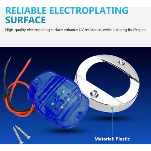 Blue Lights Light Stern Boat Waterproof 12V DC 8500K Accessories Courtesy LED