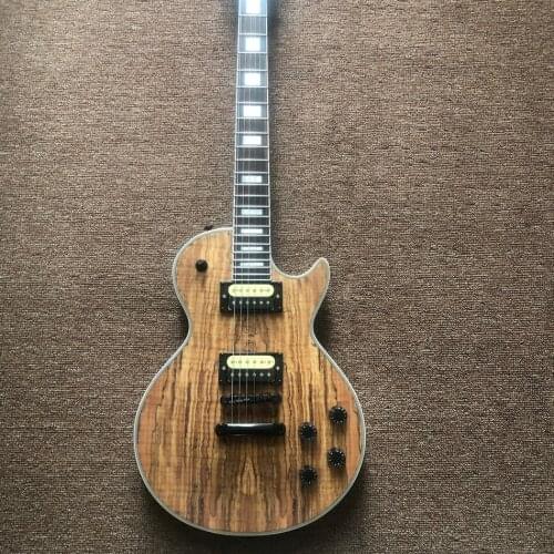 High Quality Electric Guitar,Decaying Wood,Zebra Pickup,Black Hardware,Free Shipping