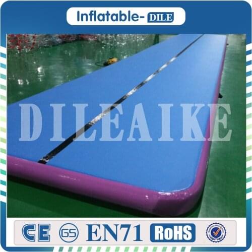 High Quality 8x2x0.2m Inflatable Air Track Tumbling Mat Gym Air Mat For Sale (Size:800x200x20cm)