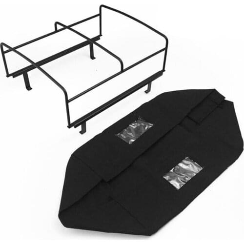 1/10 rc crawler car decorative part bucket metal skeleton with tarpaulin sets assembly for 1:10 toyota killerbody LC70 hard body