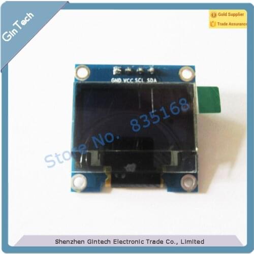 1pcs 4PIN IIC I2C SPI serial interface 0.96" OLED display module 128X64 , 0.96 inch OLED for arduino I2C SSD1306