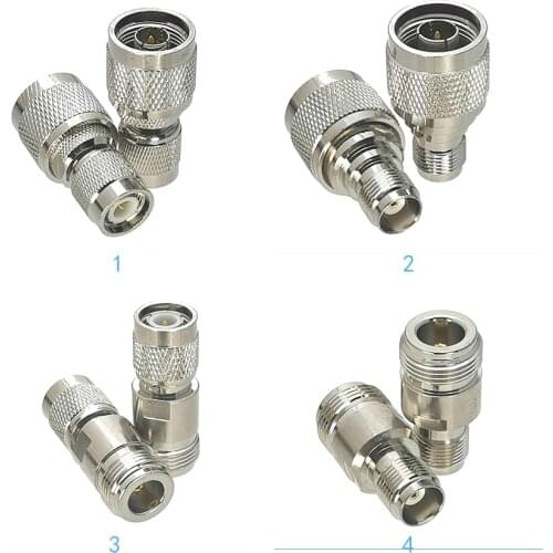 1pcs Adapter N to TNC Male Plug & Female Jack RF Coaxial Connector For Radio