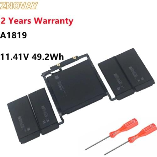 A1819 Battery for Apple MacBook Pro 13'' Touch Bar A1706 Late 2016 Mid 2017 EMC 3071 EMC 3163 MLH12LL/A MPXV2LL/A 11.41V 49.2Wh