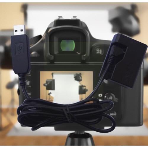 Andoer DR-E8 Dummy Battery With DC Power Bank USB Adapter Camera 650D 700D Replacement EOS Cable 600D 550D for Canon LP