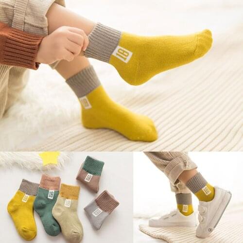 Childrens socks Winter cotton stockings for boys and girls