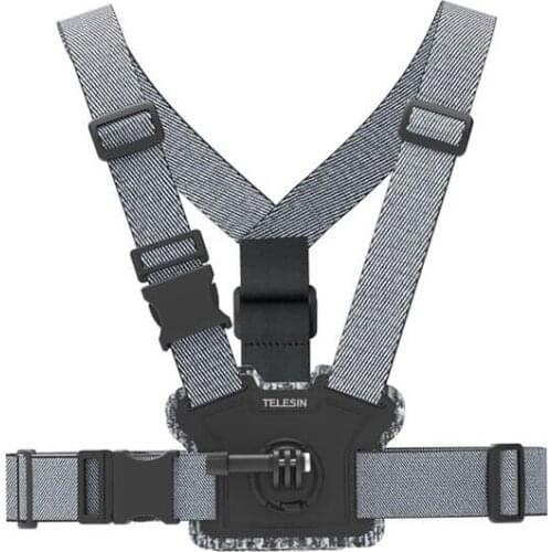 DJI TELESIN Osmo Action Chest Mount Harness elastic bands include Osmo Action Chest Mount Harness Quick Release Buckle
