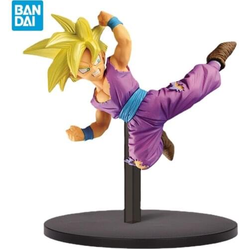 Original Dragon Ball Z Anime Figure Super Saiyan Son Gohan Animation Series Anime Action Figures Toys for Children 12cm