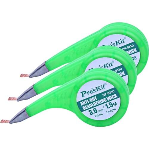 Proskit BGA Solder Wick 1Pcs Desoldering Wick desoldering braid solder remover vacuum sucker desoldering Pump Tool