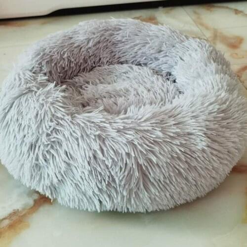 Deep Sleep Pet Cats Nest Dogs Nest Pad Round Plush Net Red Cats Nest Dogs Nest Plush Cushion For Warmth Winter Pet Supplies