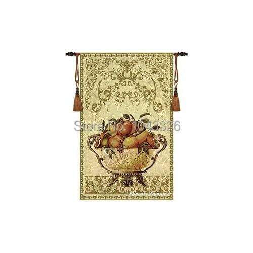 Exquisite home textile decoration fruit bowl size 138X 87cm tapestry wall hanging tapestry PT-10