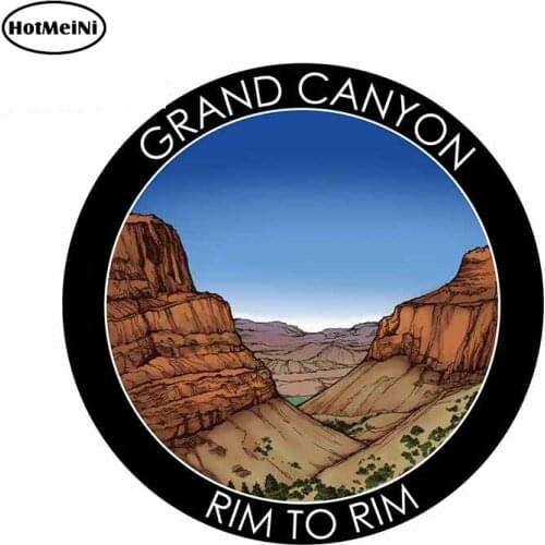 HotMeiNi 13cm x 12.8cm for Grand Canyon Funny Car Stickers Landscape Decals Occlusion Scratch Waterproof Vinyl Car Assessoires