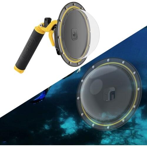 Dome Port for GoPro9 for Dive Camera Cover Anti-Fog Floating Hand Grip