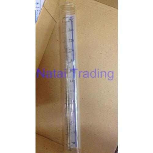Oil measuring cup 260ml glass measuring cylinder for Bosch Denso Delphi common rail diesel test bench